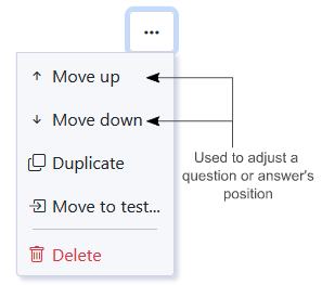 An image showing the new 'Move up' and 'Move down' menu options.